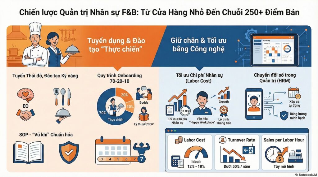 Chiến lược quản trị nhân sự F&B