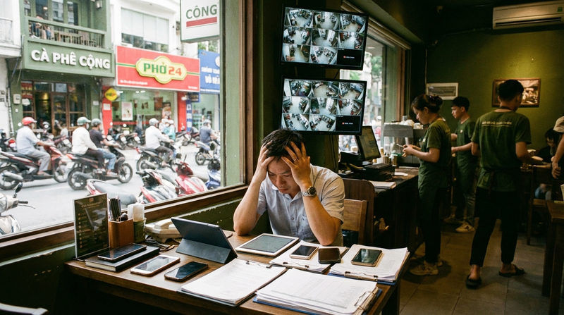 Tại sao quản lý chuỗi F&B 5-10 cửa hàng thường gây quá tải?