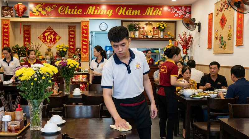 Thực trạng 'nghỉ việc trong im lặng' của nhân sự F&B trước Tết
