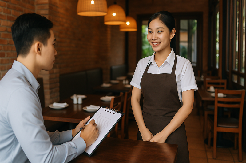 Tuyển dụng nhân sự F&B: Chiến lược lựa chọn ứng viên phù hợp văn hóa dịch vụ