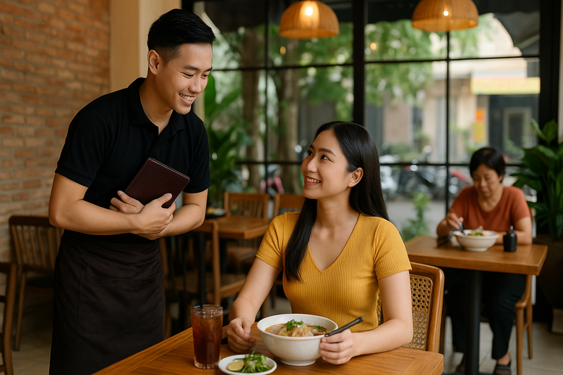 Quy trình phục vụ khách hàng chuyên nghiệp (Front of House)