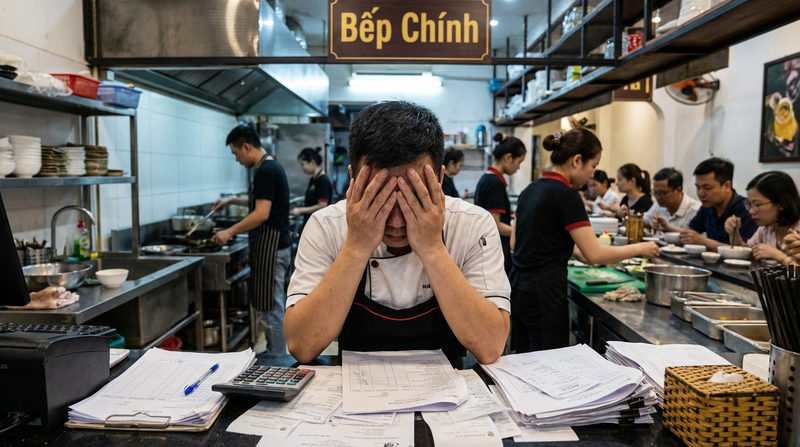 Sai lầm 1: Bi kịch của người làm chủ nhưng chỉ giỏi mỗi bếp