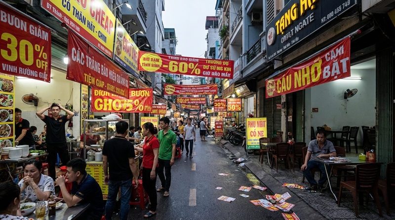 Sai Lầm 1: Lao Vào Cuộc Đua Giảm Giá - 'Hố Chôn' Lợi Nhuận F&B