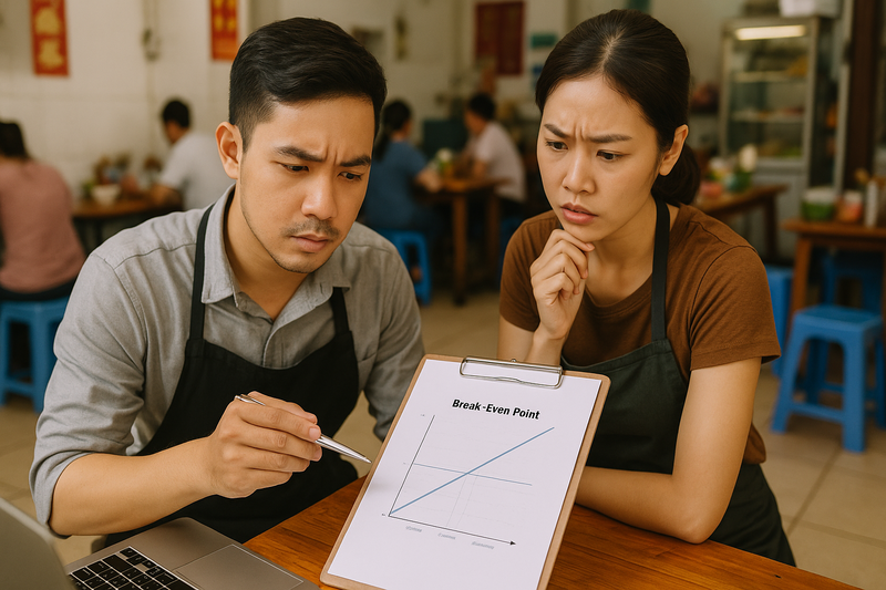 Sai lầm 1: Mù tịt về điểm hòa vốn (Break-even Point)