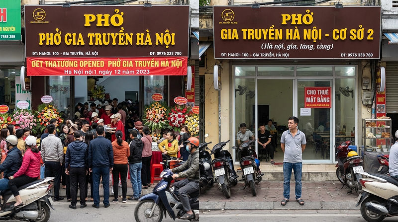 Sai lầm mở rộng quy mô dựa trên ảo tưởng về doanh thu khai trương