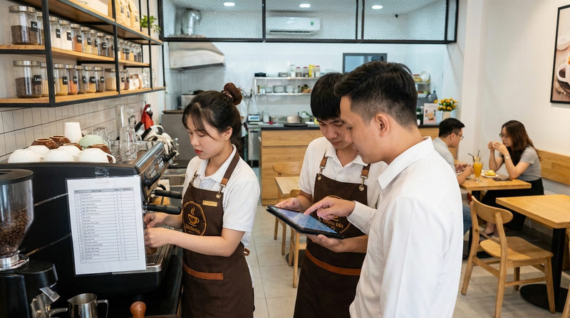 Xây dựng bộ quy trình SOP – 'Xương sống' để quán tự vận hành