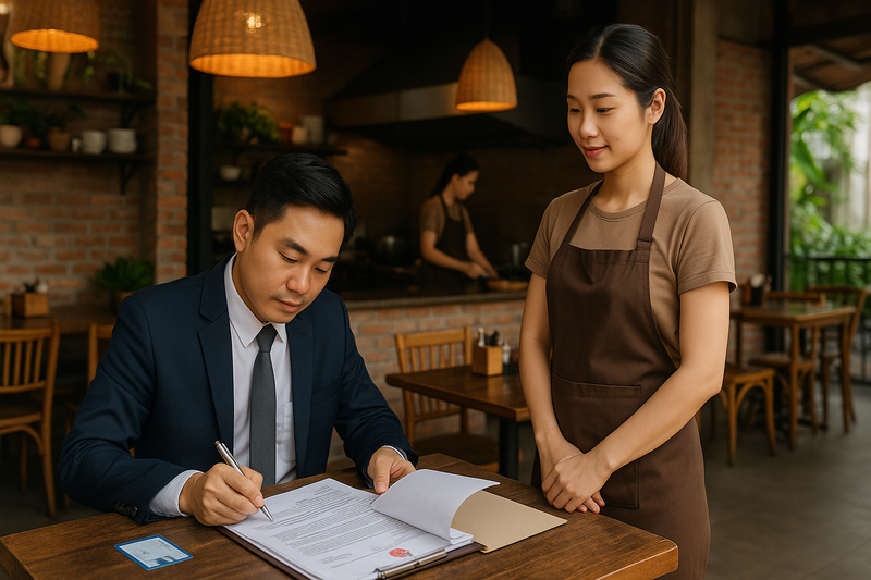 Hoàn thiện thủ tục pháp lý và giấy phép kinh doanh