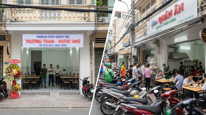 Phân biệt rõ ràng: Mở một quán ăn và Kinh doanh một quán ăn thành công