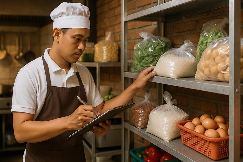 Quy trình kiểm soát kho và hạn chế thất thoát nguyên liệu