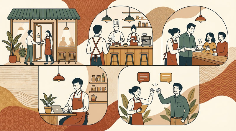 Quy trình đào tạo nhân viên F&B mới: 5 bước hiệu quả