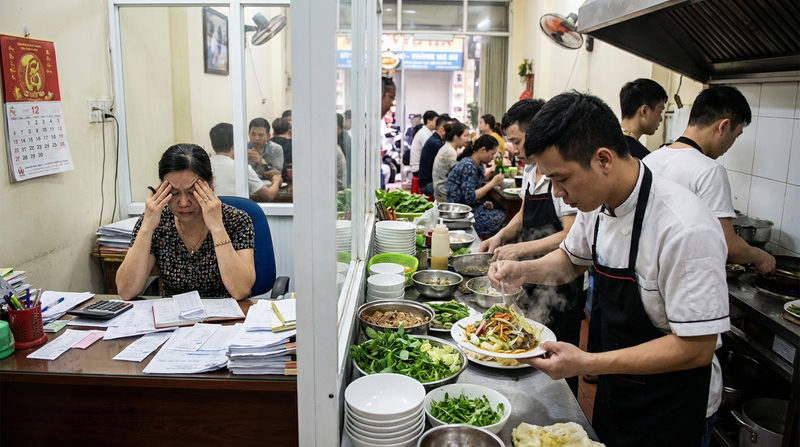 Sai lầm 2: Chỉ tập trung vào món ăn ngon mà bỏ quên quản trị tài chính