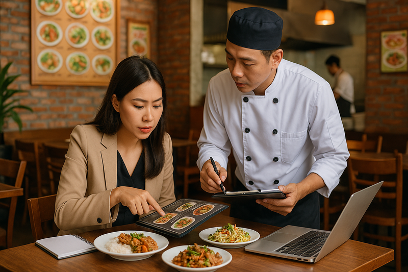 Tái cấu trúc thực đơn (Menu Engineering) để tăng lợi nhuận