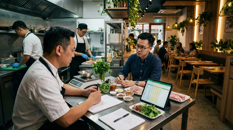 Xây dựng định mức nguyên vật liệu (Recipe) để kiểm soát chi phí