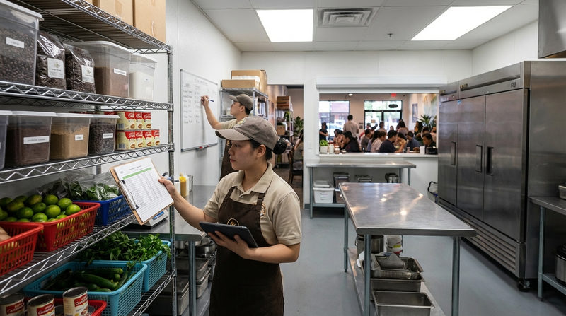 Cách thiết lập định mức nguyên vật liệu và tồn kho tối thiểu (PAR levels)