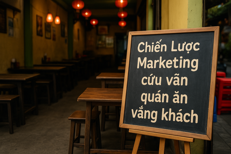 Chiến lược Marketing cứu vãn quán ăn vắng khách