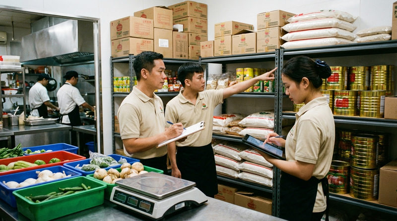 Kỹ thuật kiểm kê kho định kỳ và xử lý chênh lệch thực tế