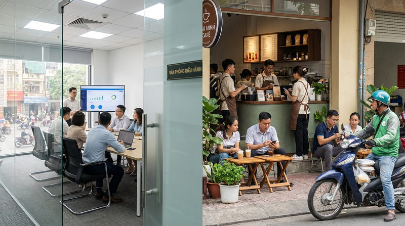 Phân định trách nhiệm giữa Trụ sở chính (Head Office) và Cửa hàng