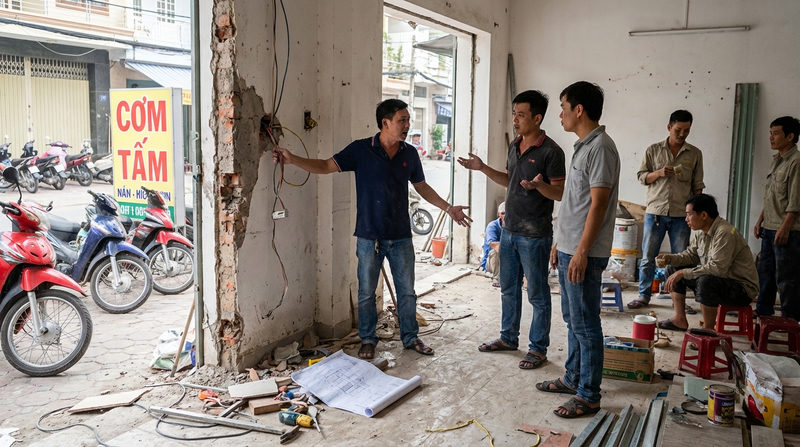 Sai lầm 3: Trở thành 'con mồi' của đơn vị thi công và tư vấn không tâm