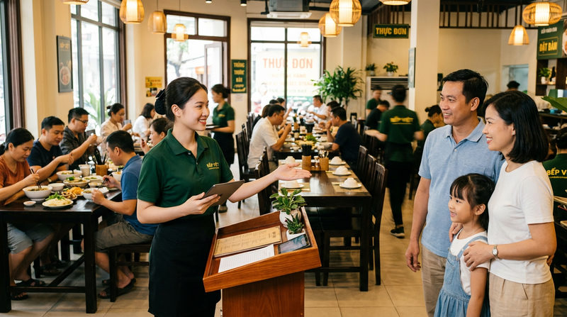 Chi tiết 5 bước setup quy trình order quán ăn chuẩn xác, không sót bill