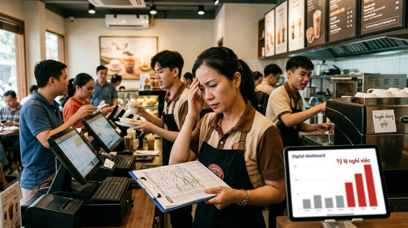 Bài toán nhân sự khi mở rộng chuỗi F&B