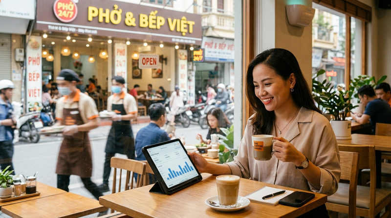 Cách quản lý nhà hàng quán ăn từ xa