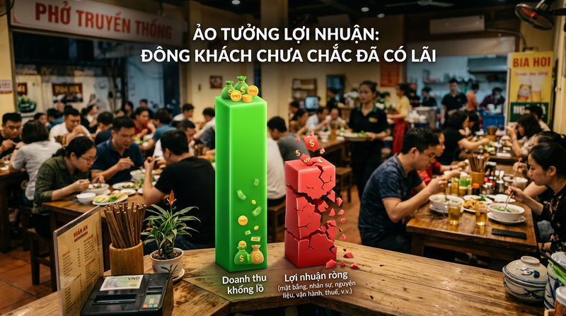 Ảo tưởng lợi nhuận: Đông khách chưa chắc đã có lãi