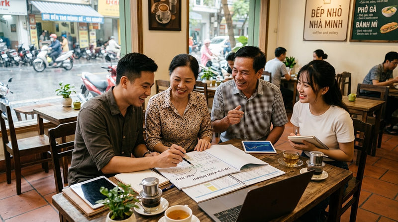 Có nên làm ăn chung với người nhà