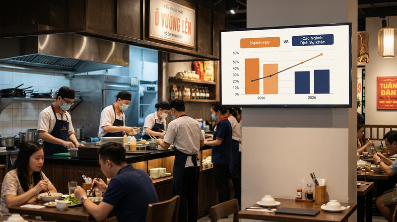 Vì sao nhân sự F&B khó gắn bó Vì sao nhân sự F&B khó gắn bó