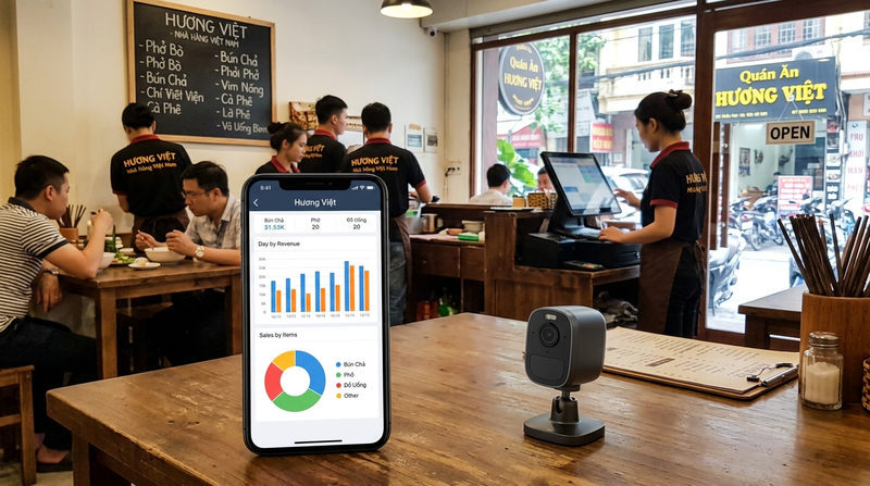 Cách quản lý nhà hàng quán ăn từ xa