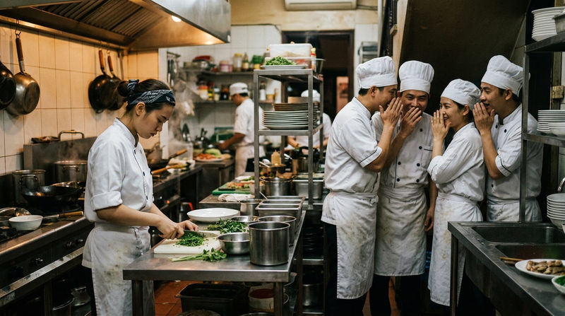 Văn hóa chia phe trong bếp Văn hóa chia phe trong bếp