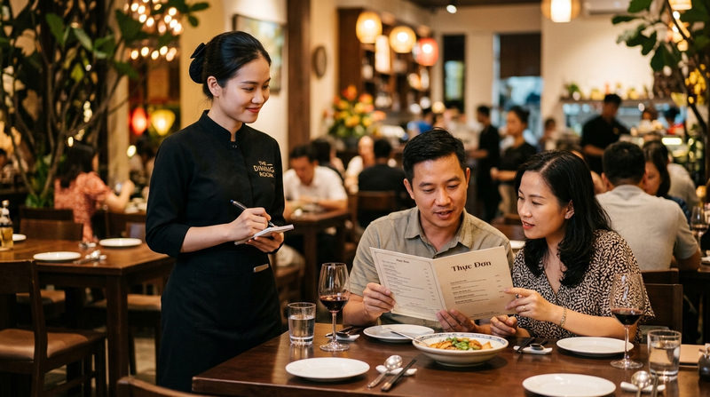 Nghệ thuật Upselling tại bàn