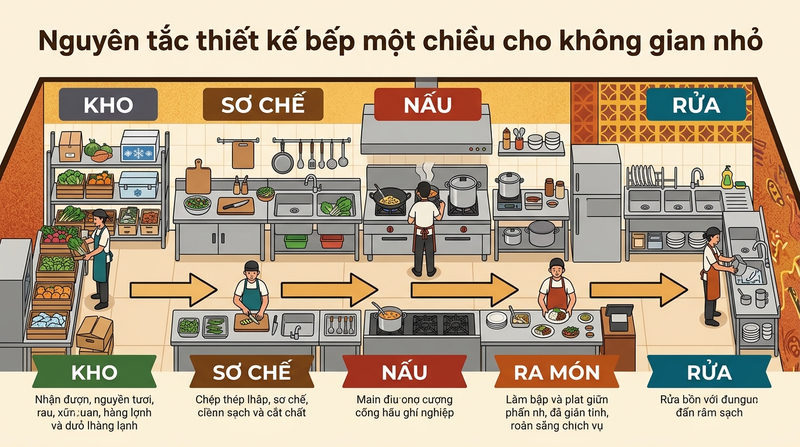 cách setup bếp quán ăn nhỏ