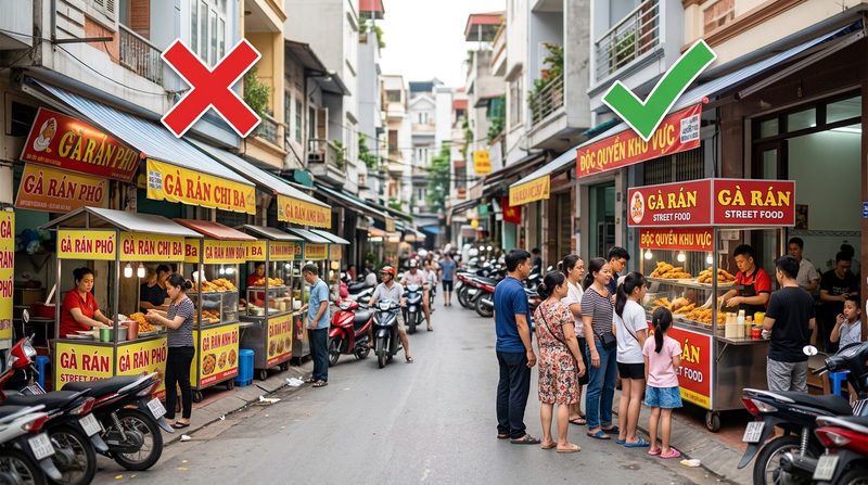 Tại sao Gà Rán Street Food chỉ nhận duy nhất 1 đối tác tại mỗi khu vực?