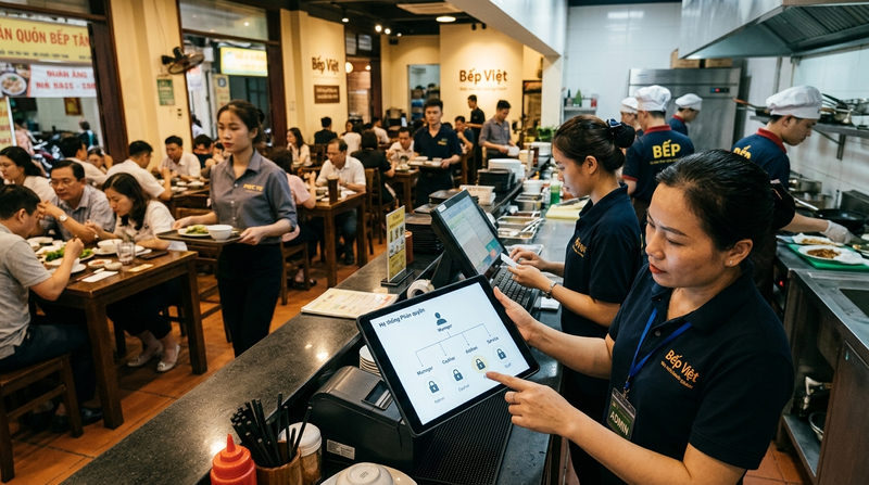 Cách quản lý nhà hàng quán ăn từ xa
