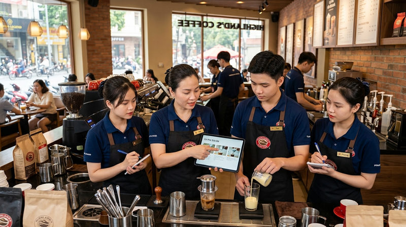 Bài toán nhân sự khi mở rộng chuỗi F&B