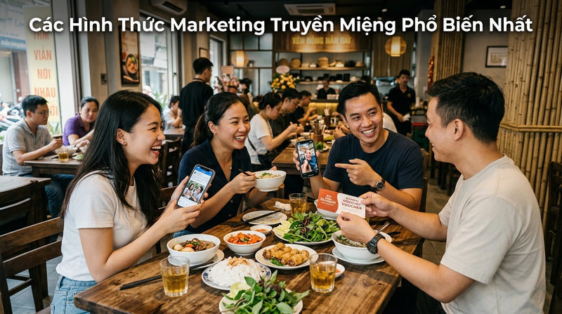 Các Hình Thức Marketing Truyền Miệng Phổ Biến Nhất