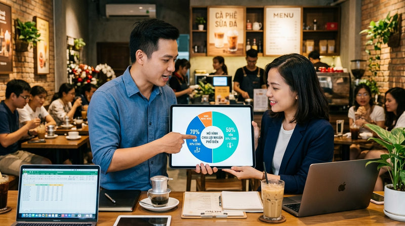 Người bỏ vốn người bỏ công chia lợi nhuận thế nào