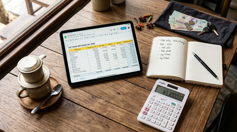 mở quán ăn 20m2 có hiệu quả không mở quán ăn 20m2 có hiệu quả không