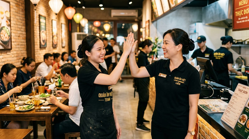 Bài toán nhân sự khi mở rộng chuỗi F&B