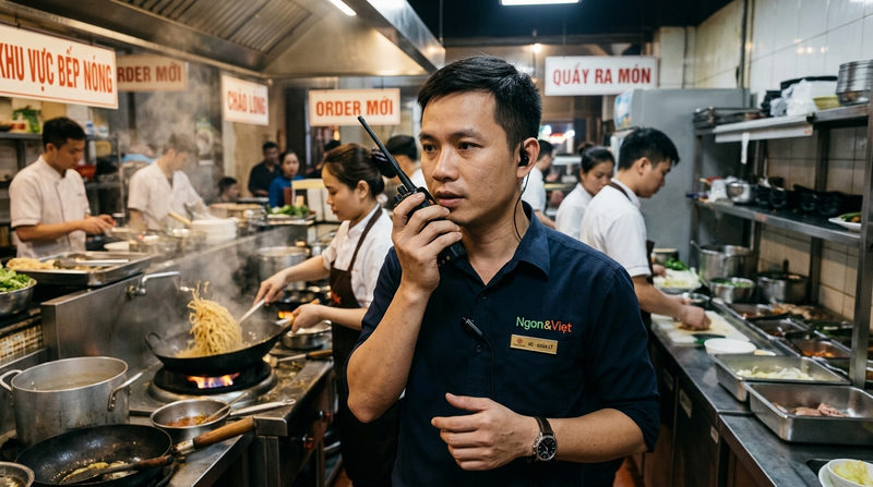 quản lý ca làm việc trong nhà hàng