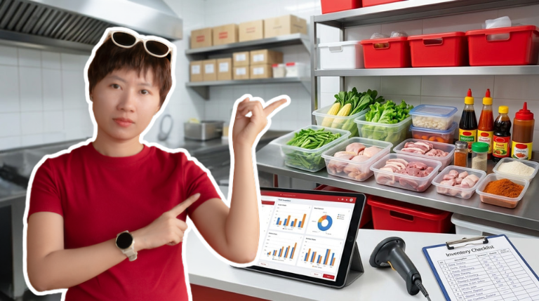 cách kiểm soát nguyên liệu trong quán ăn