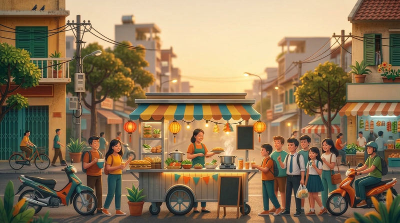 mô hình quán ăn nhỏ ít vốn lợi nhuận cao