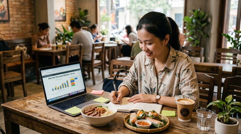 Bước 1: Nghiên cứu thị trường và xác định thực đơn ngách