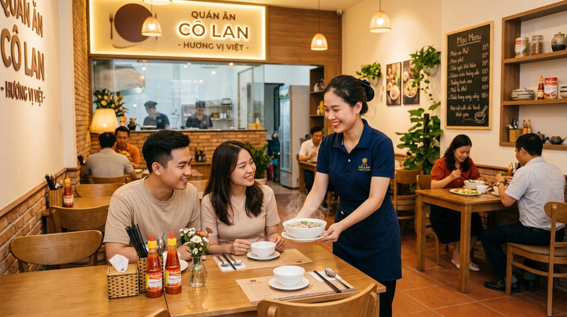 cách kéo khách đến quán ăn mới