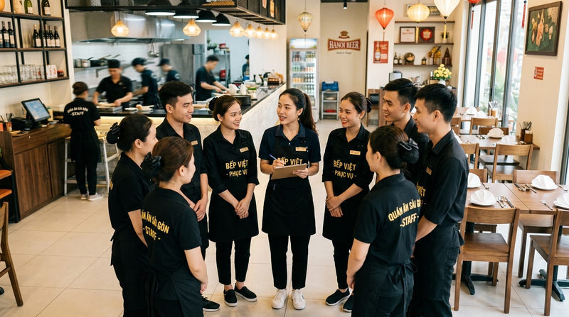 cách vận hành quán ăn giờ cao điểm cách vận hành quán ăn giờ cao điểm