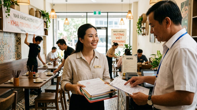 Giải đáp: Mở nhà hàng cần những giấy tờ gì?