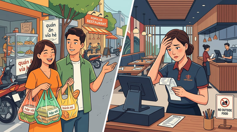 Góc nhìn đa chiều: Có nên tính phí đồ ăn mang vào nhà hàng?