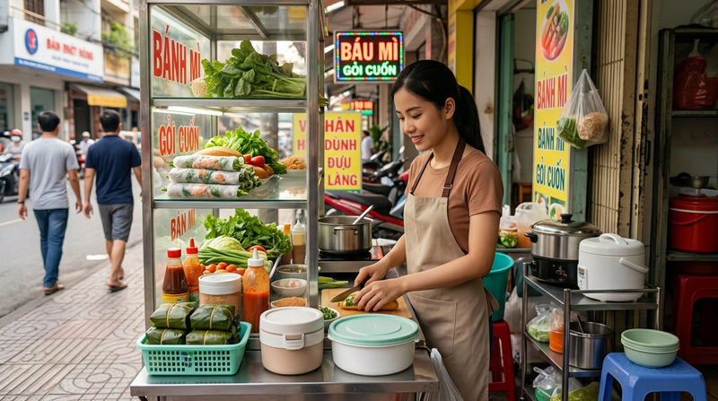 kinh doanh đồ ăn ít vốn nên bắt đầu từ đâu