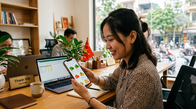 Lợi ích vượt trội của các ứng dụng đi chợ online