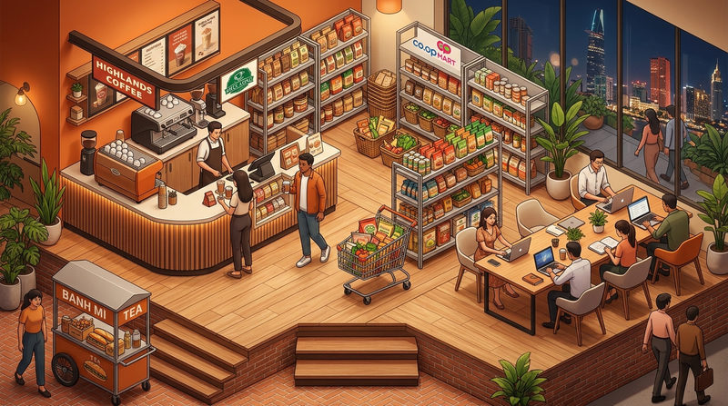 Mô hình hybrid F&B là gì? Khái niệm cơ bản về kinh doanh đa mô hình